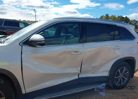 2019 Toyota Highlander Xle from USA, damaged, VIN 5TDJZRFH3KS581831